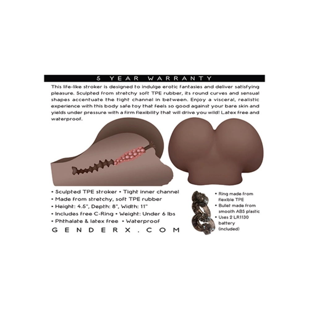soft rubber male stroker masturbation toy