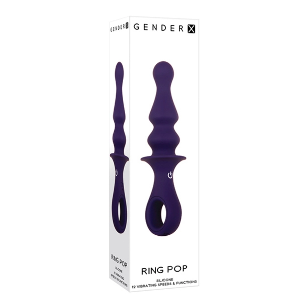 ring pop personal massager finger vibrator by gender x