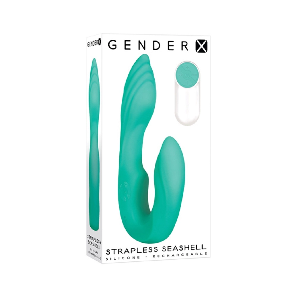 strapless wearable vibrator usb rechargeable gender x
