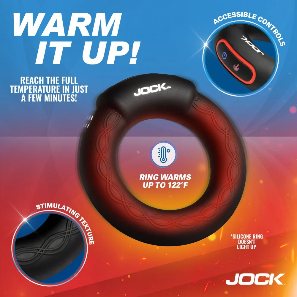 jock rumbler vibrating warming c-ring usb charging