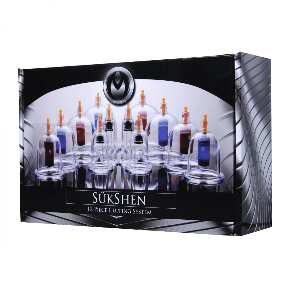 master series twelve piece cupping set tubing connection