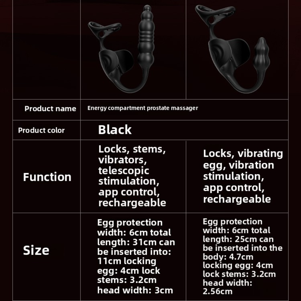 2 in 1 thrusting prostate massager butt plug penis ring with app control best prostate massager