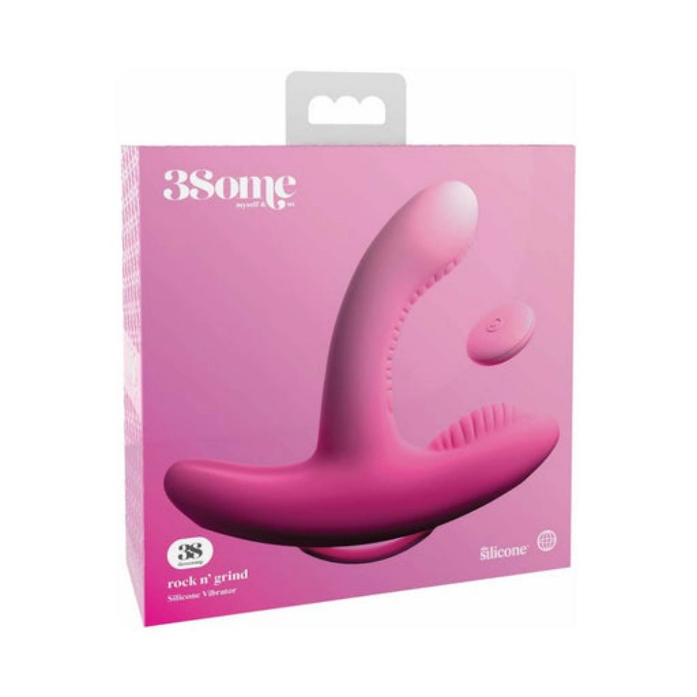 pipedream rechargeable triple tongue vibrator splashproof silicone red