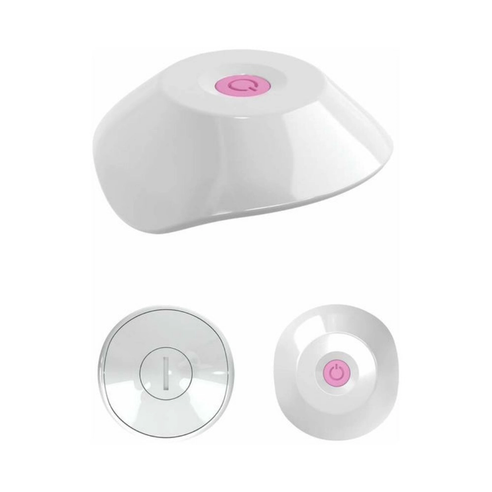 pipedream pink silicone rabbit vibrator with powerful suction base display
