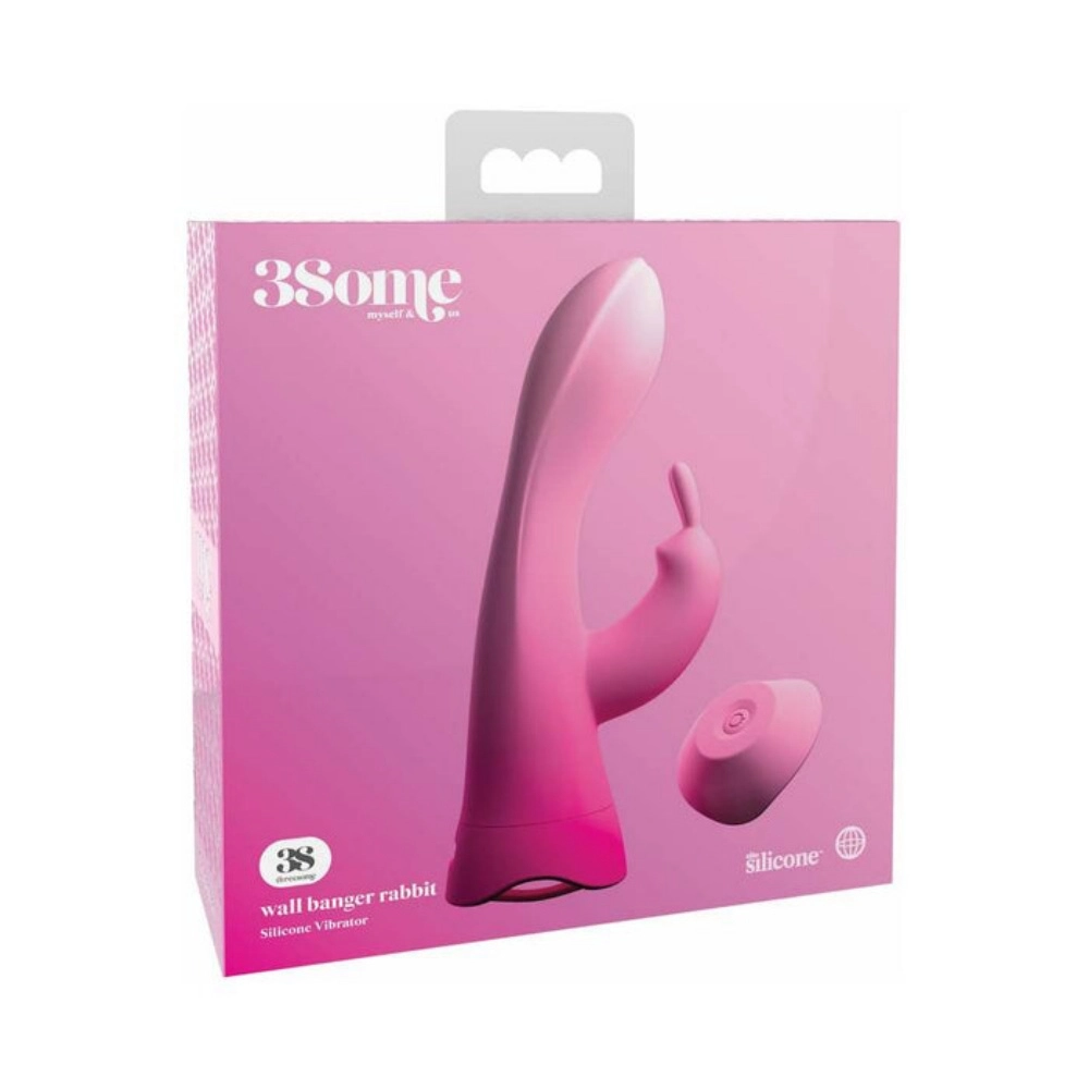 pipedream usb charging cable included for 3some wall banger rabbit vibrator