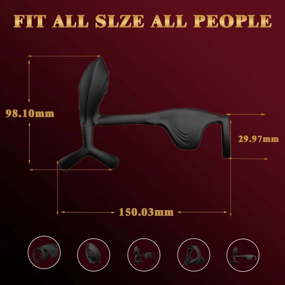 venusfun app-controlled vibrating cock ring for couples