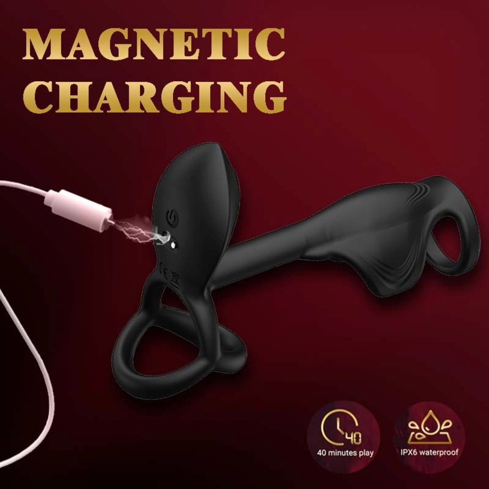 venusfun waterproof penis ring with usb charging