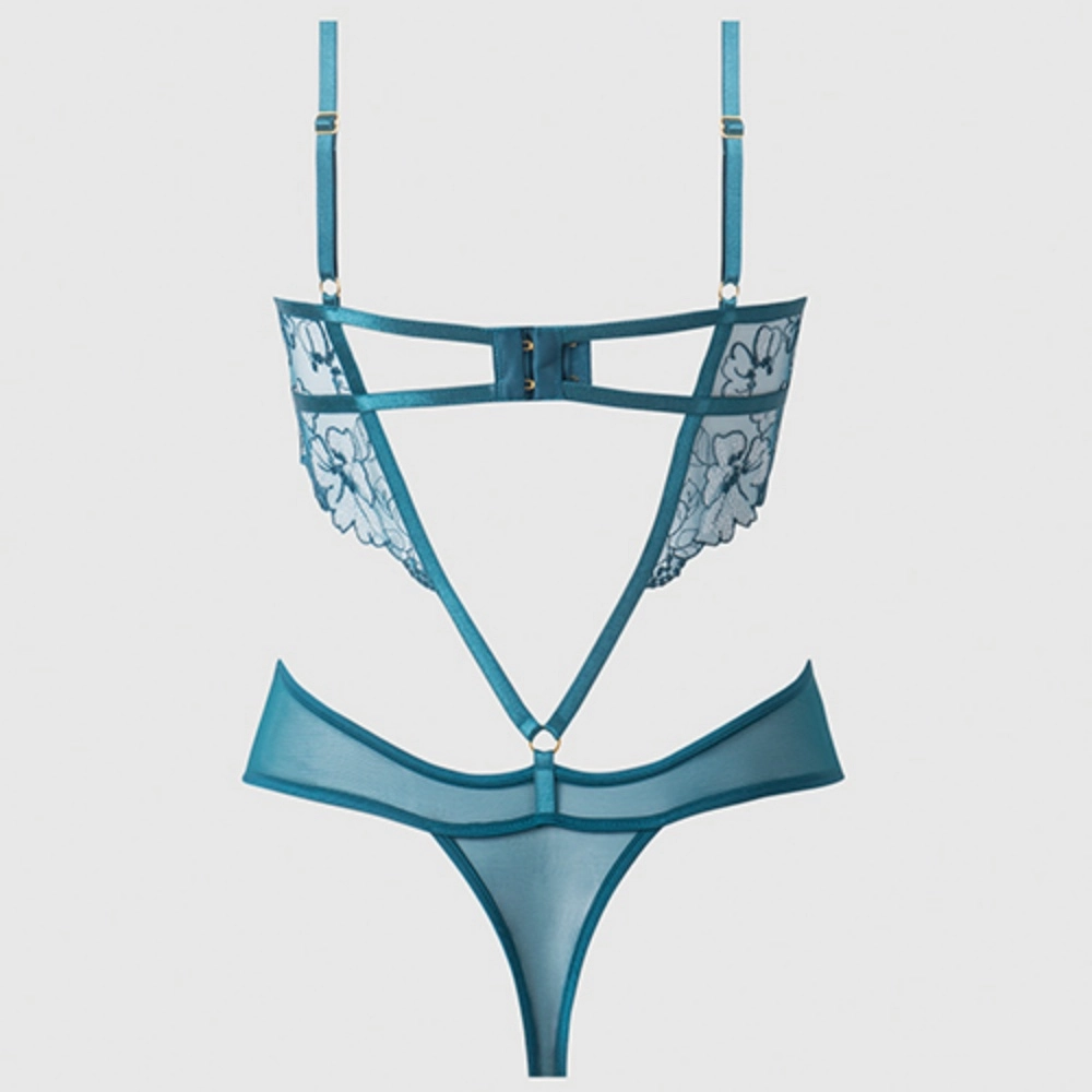 wired lace cups close-up venusfun uv glow teddy for support and shape