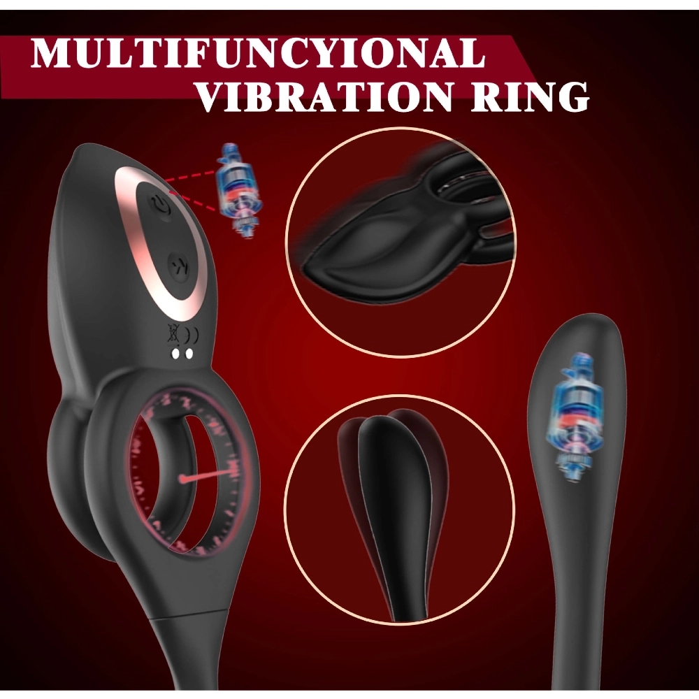 venusfun dual ring vibrating cock ring side angle