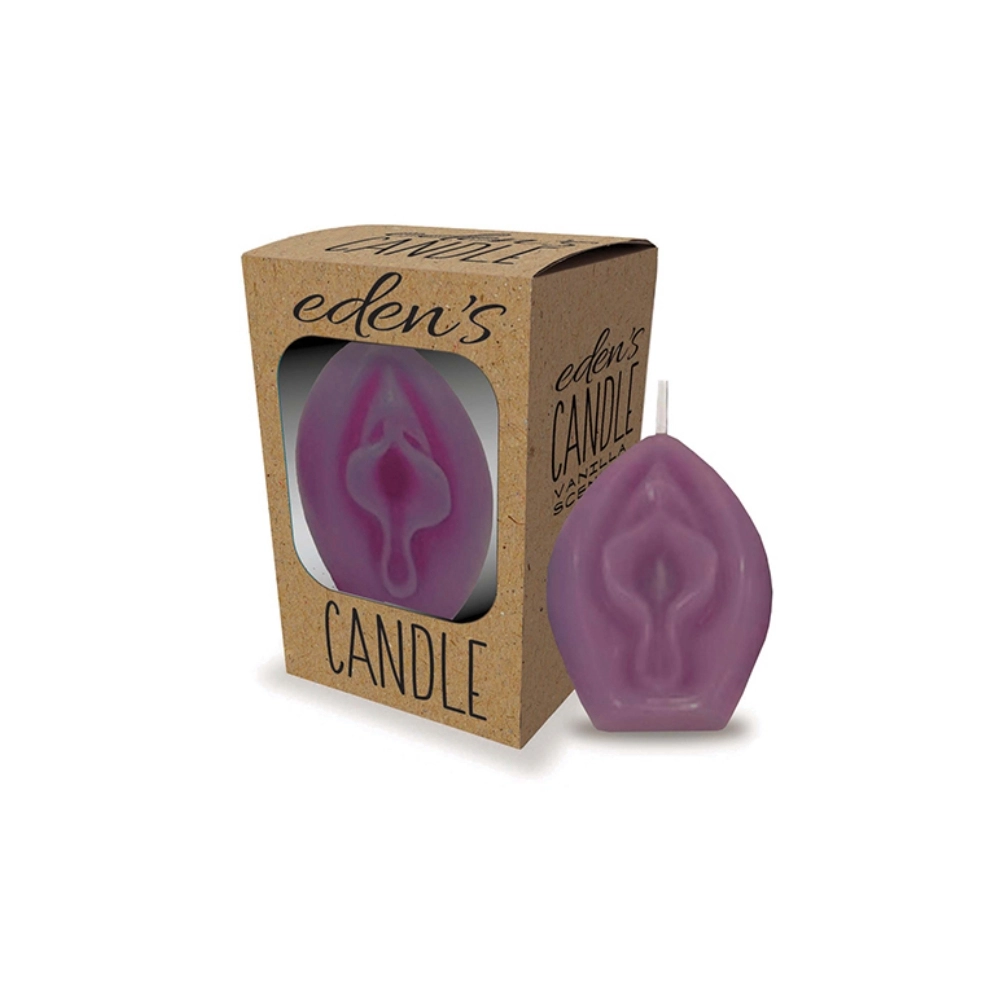 realistic vanilla scented vagina candle close up