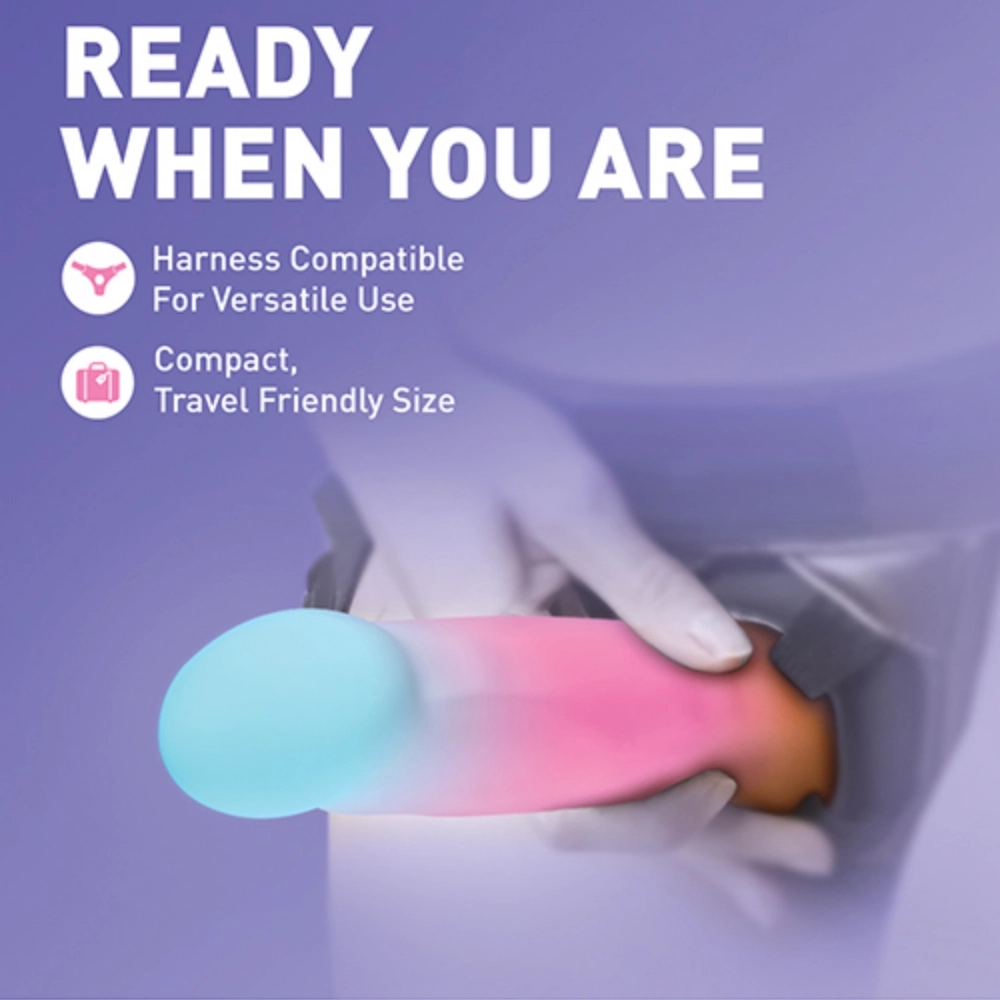 blush avant golden dawn smooth silicone dildo with satin finish