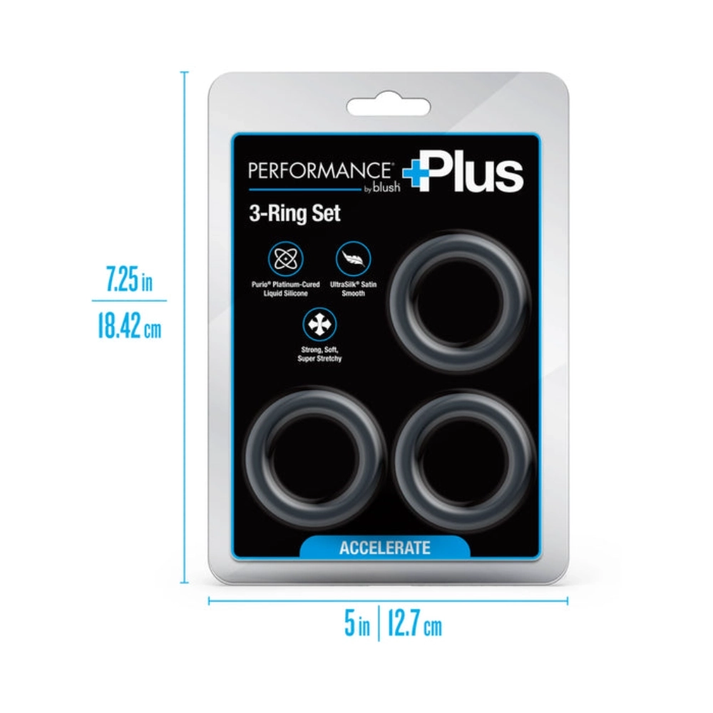 ultra stretchy performance plus penis rings for maximum pleasure