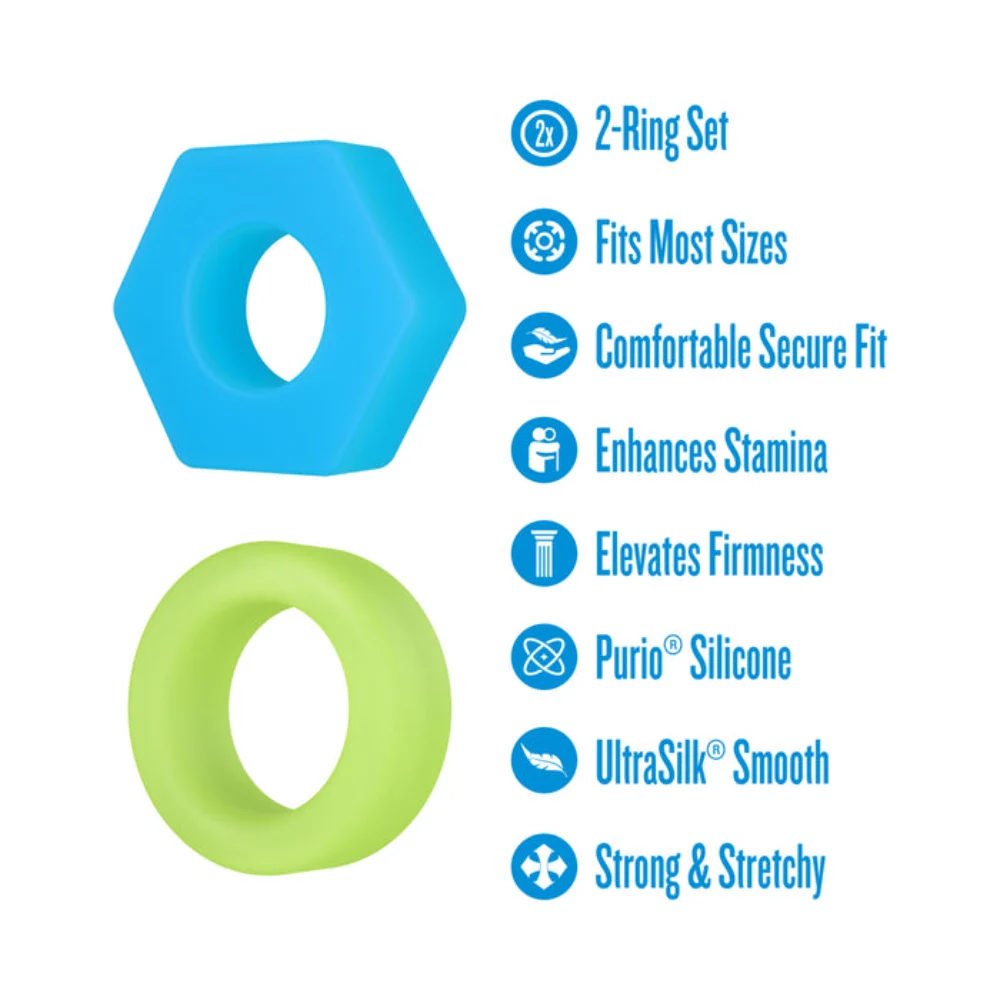 blush stretchy silicone penis extenders