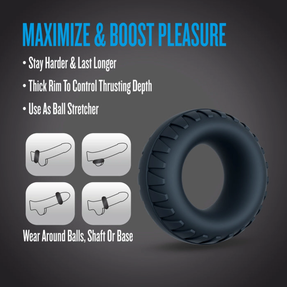 blush performance plus traction ultra thick silicone cock ring