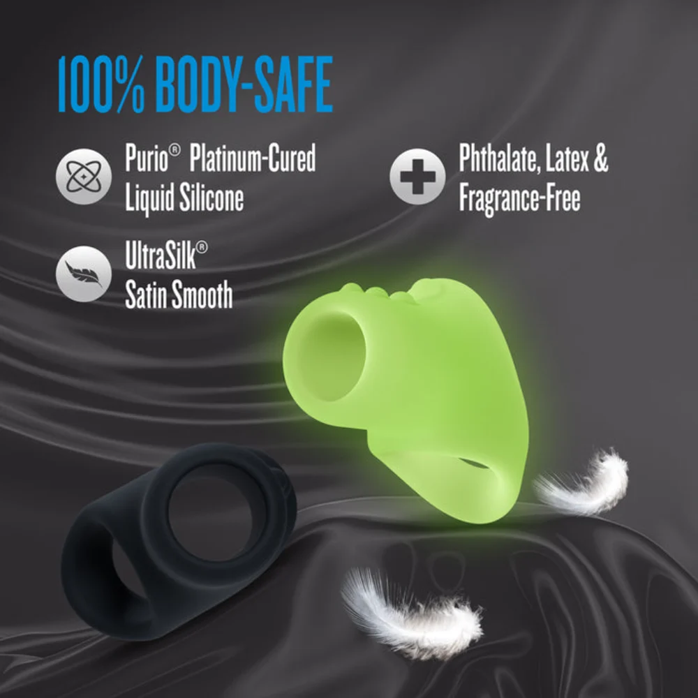 blush silicone penis enhancer rings