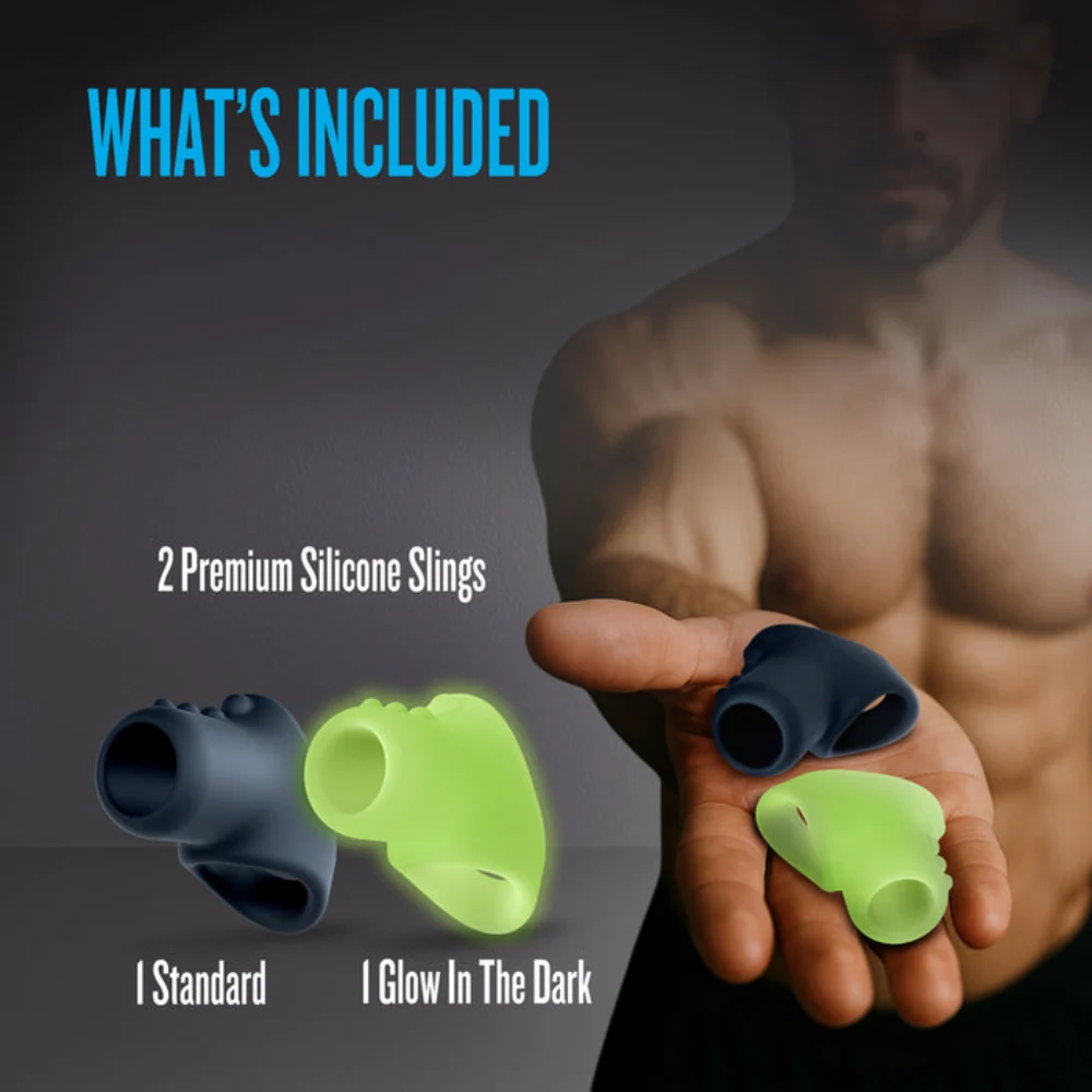 blush purio glow in the dark penis rings