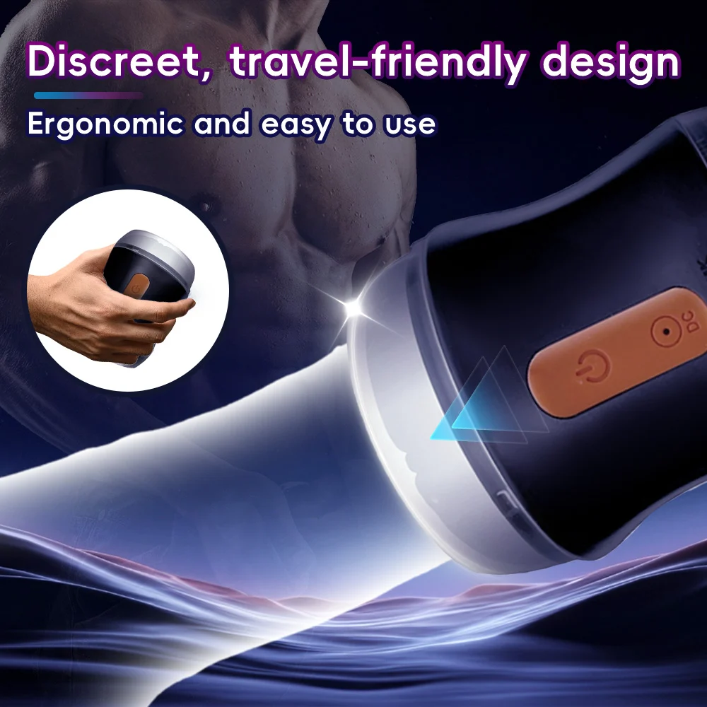 clear view stroker featuring dual textured channels for stimulation