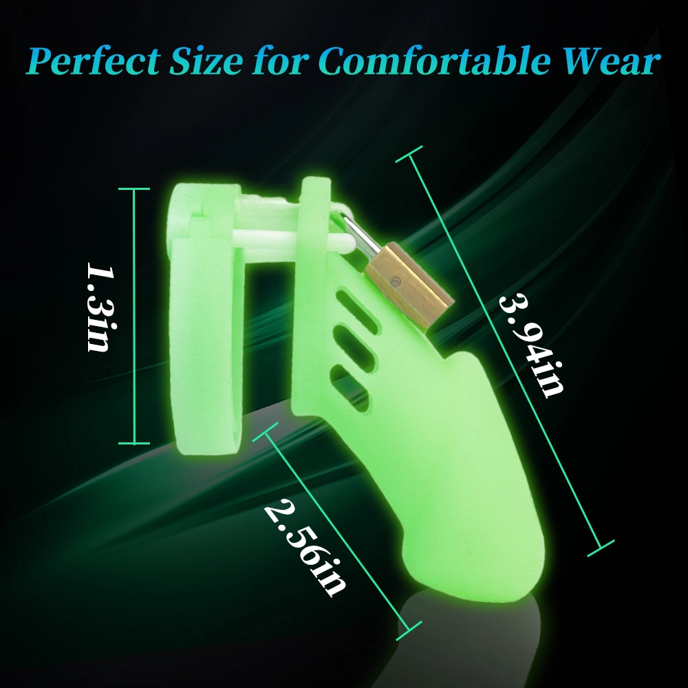venusfun glow silicone chastity cage comfortable wear