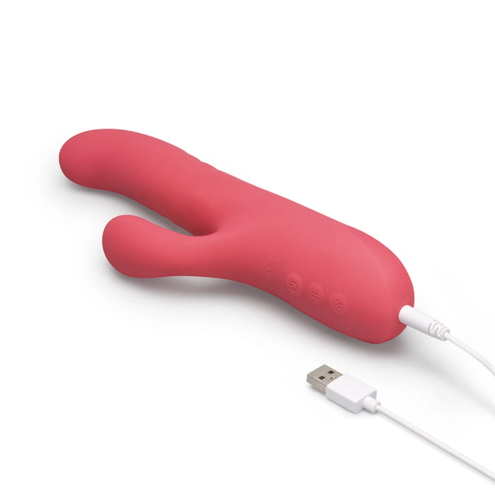 le wand thrust rabbit vibrator ergonomic curved shaft