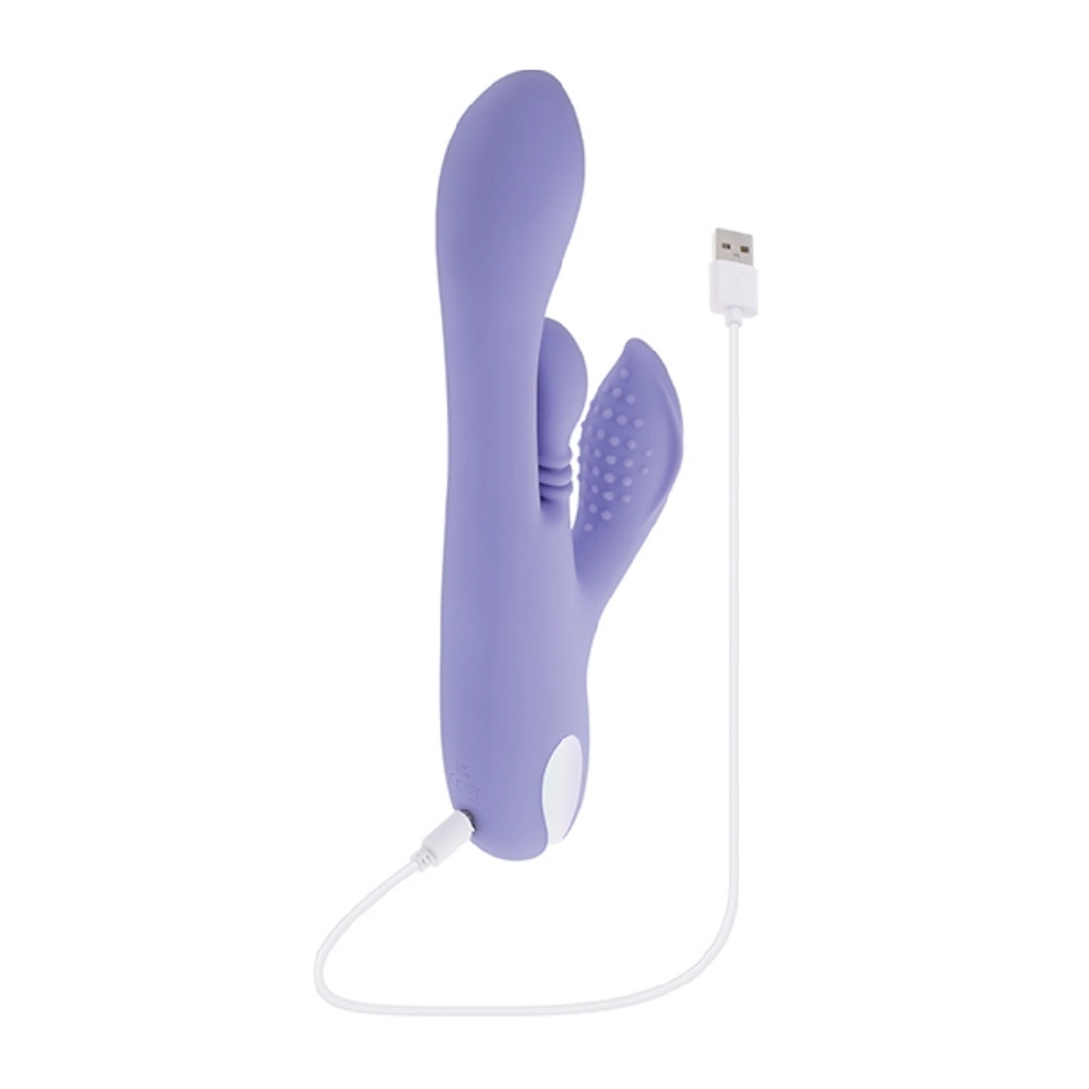 playboy pleasures nubbin rubbin lilac waterproof silicone vibrator