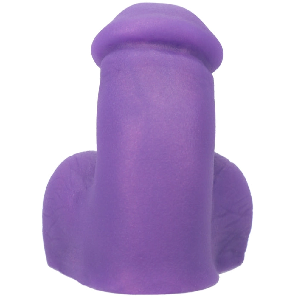 soft silicone dildo 3in realistic packer handmade by tantus