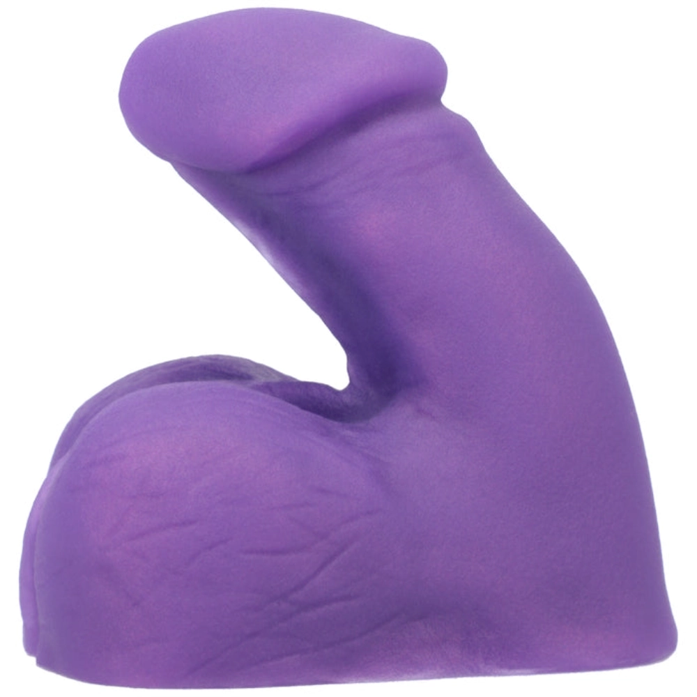 realistic 3in silicone dildo by tantus for comfortable packing