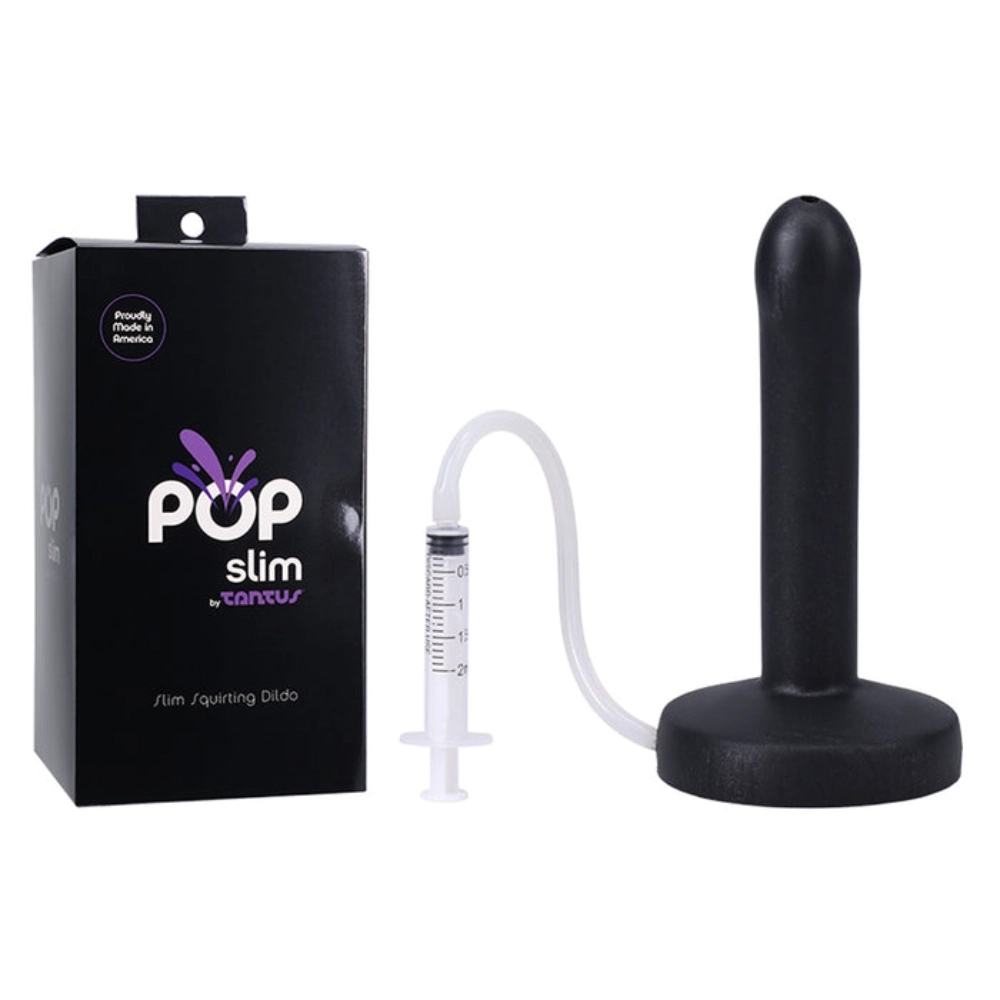 tantus pop slim squirting dildo 6 inch