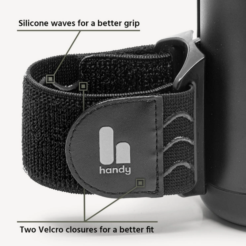 the handy truegrip pro band adjustable sleeve holder