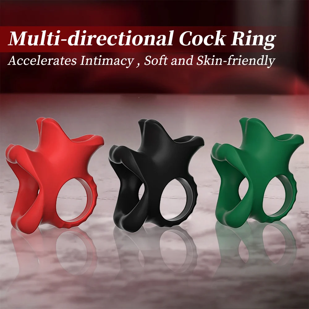 venusfun 4 in 1 silicone cock ring quad support