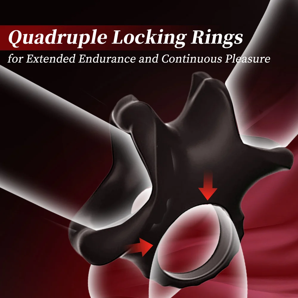 venusfun 4 in 1 silicone cock ring stamina enhancer