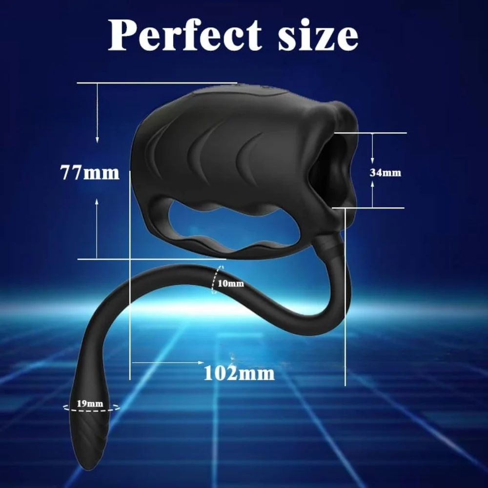 lipjoy penis trainer with vibrating plug