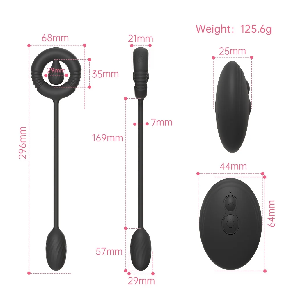 venusfun silicone cock ring with anal plug