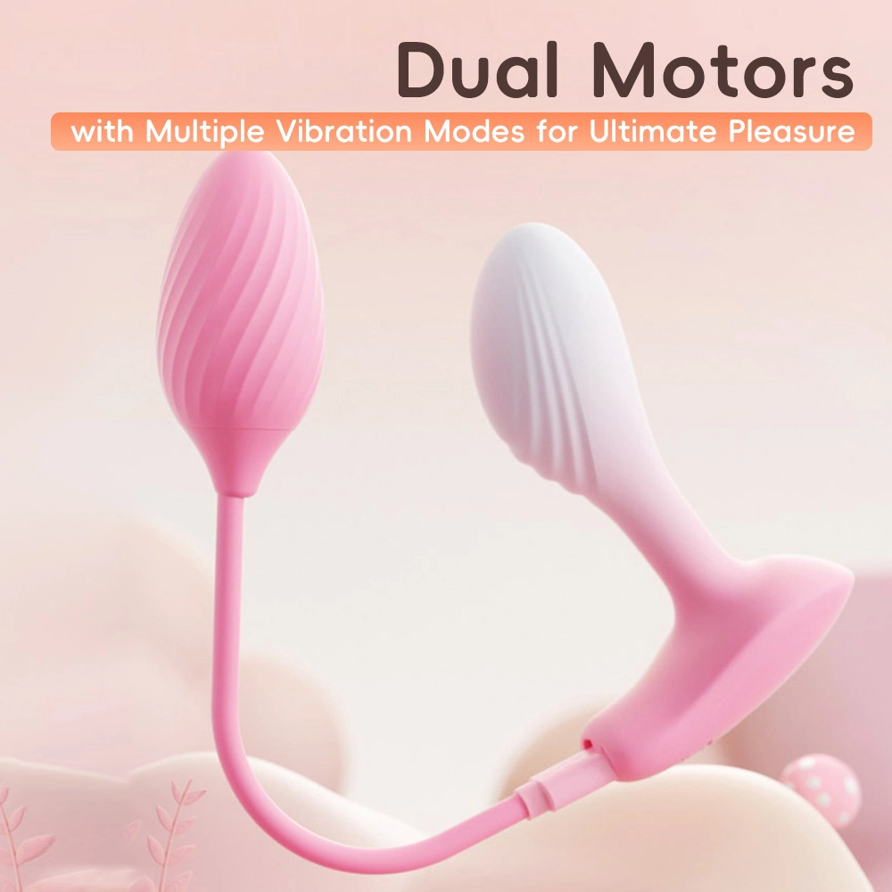 App Controlled Egg Vibrator by Venusfun with dual motors for G-spot and anal stimulation. Perfect for couples or solo play, wate