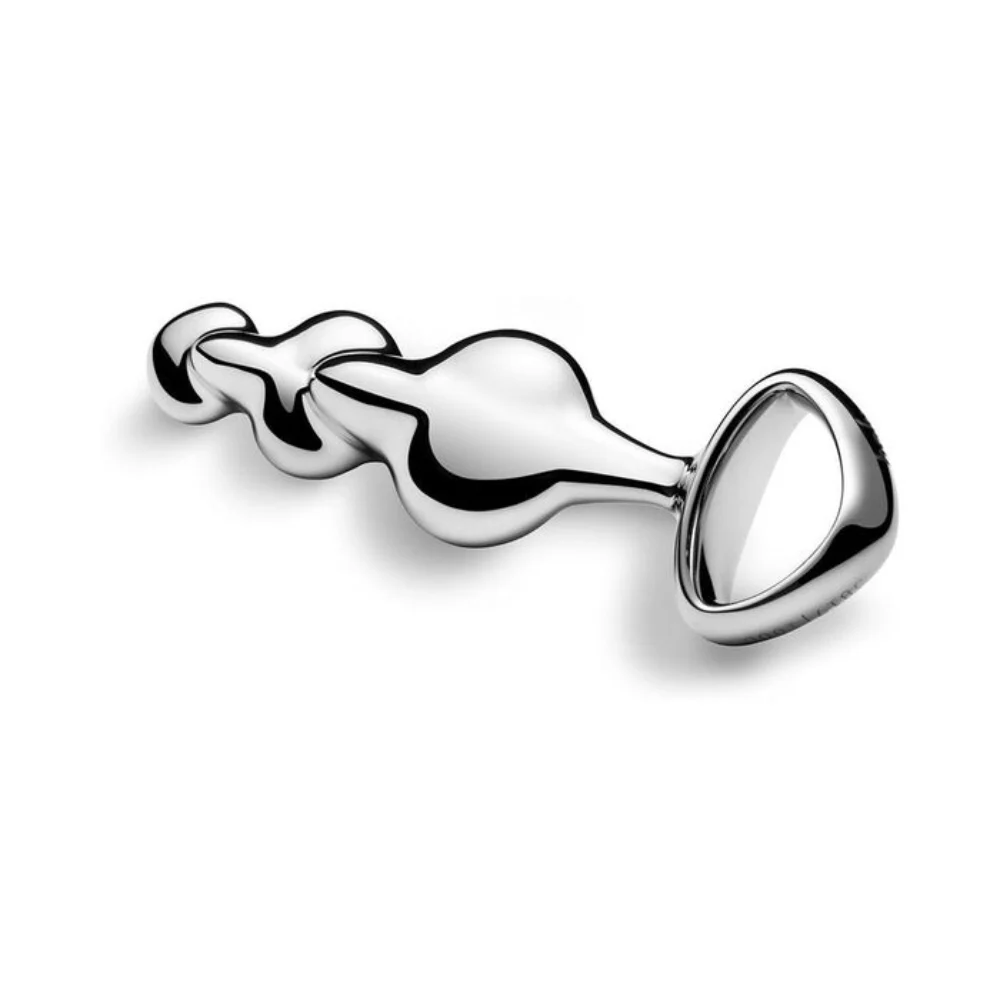 njoy disco stainless steel curved anal toy ergonomic design