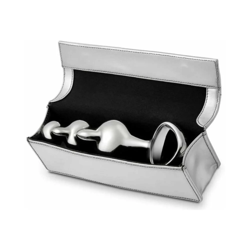 njoy disco weighted metal anal beads hypoallergenic material