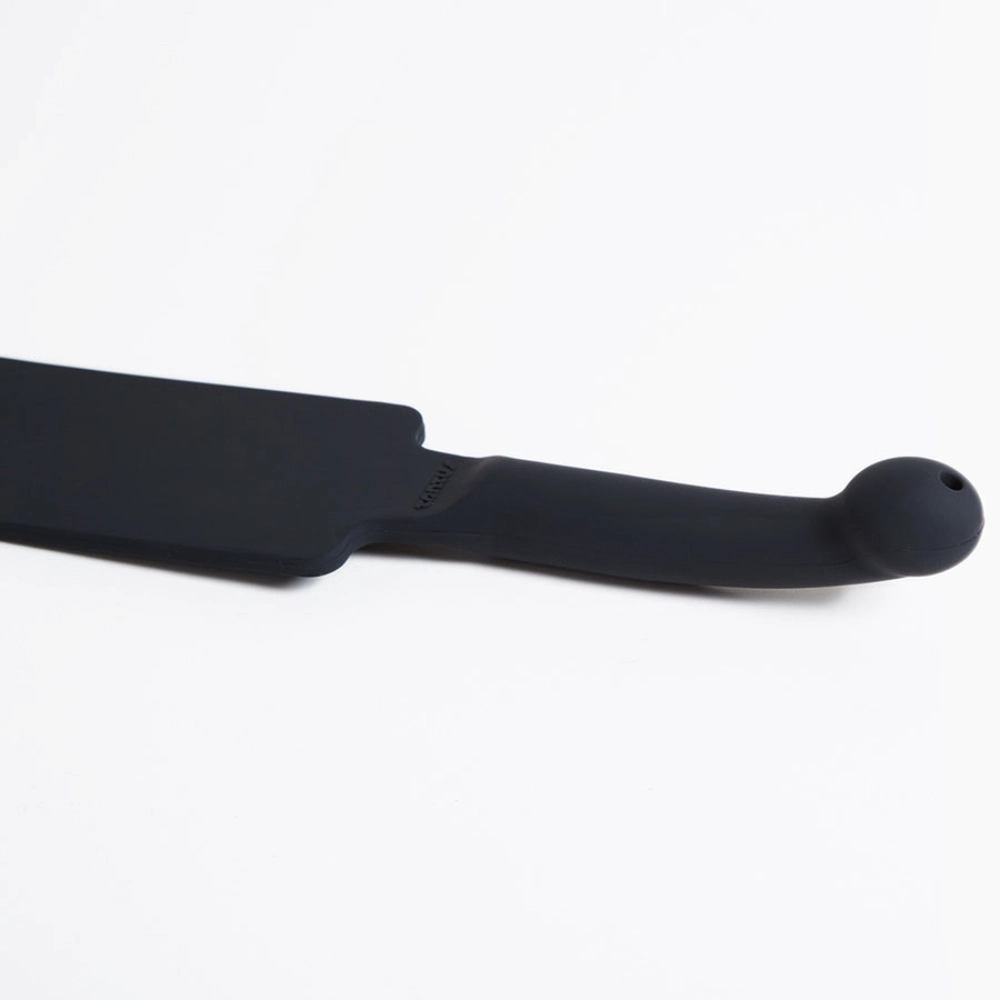 tantus plunge paddle dildo onyx silicone toy
