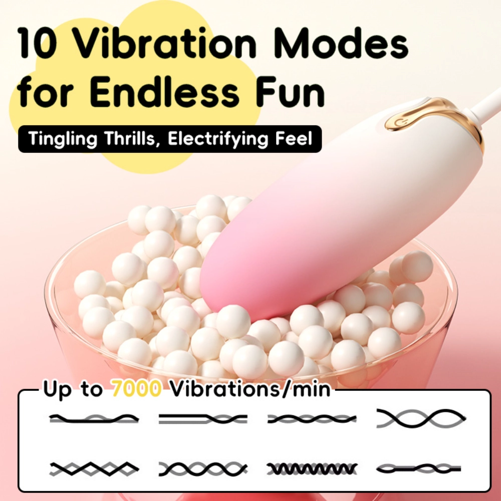 venusfun cloud egg vibrator wireless remote 10 modes wearable