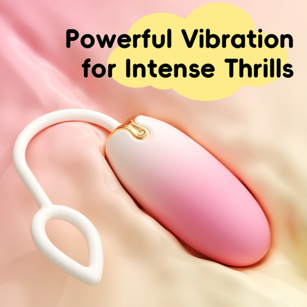 cloud egg vibrator 10 frequency dual layer silicone