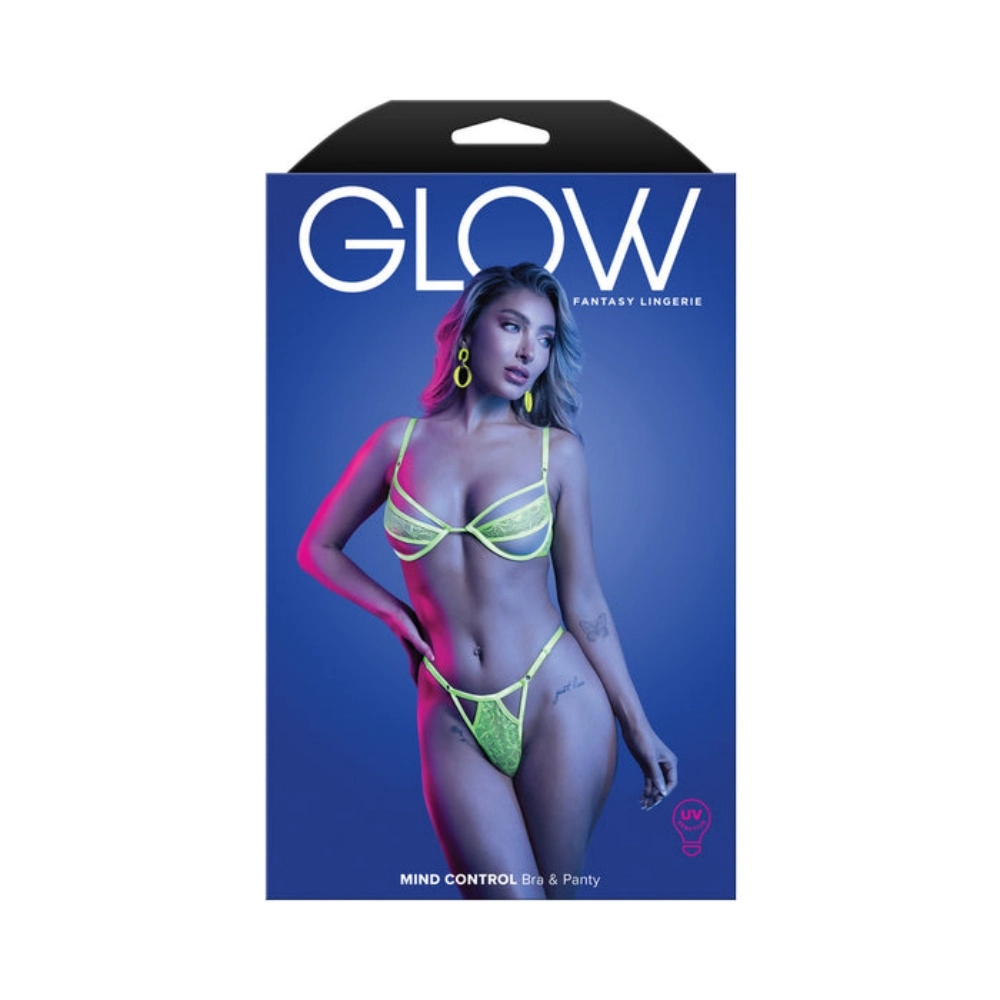 glow collection lace mesh bra panty