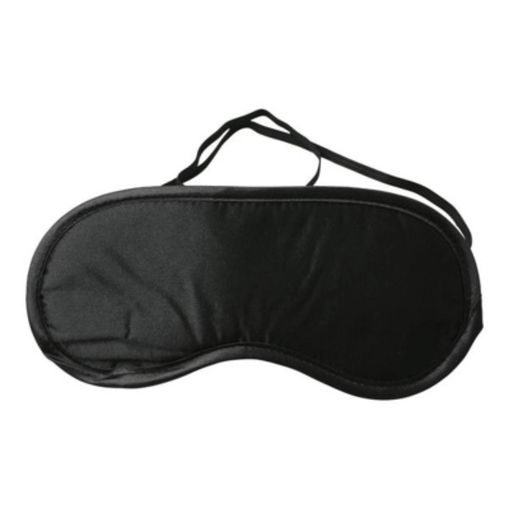mischief black satin blindfold for couples BDSM play