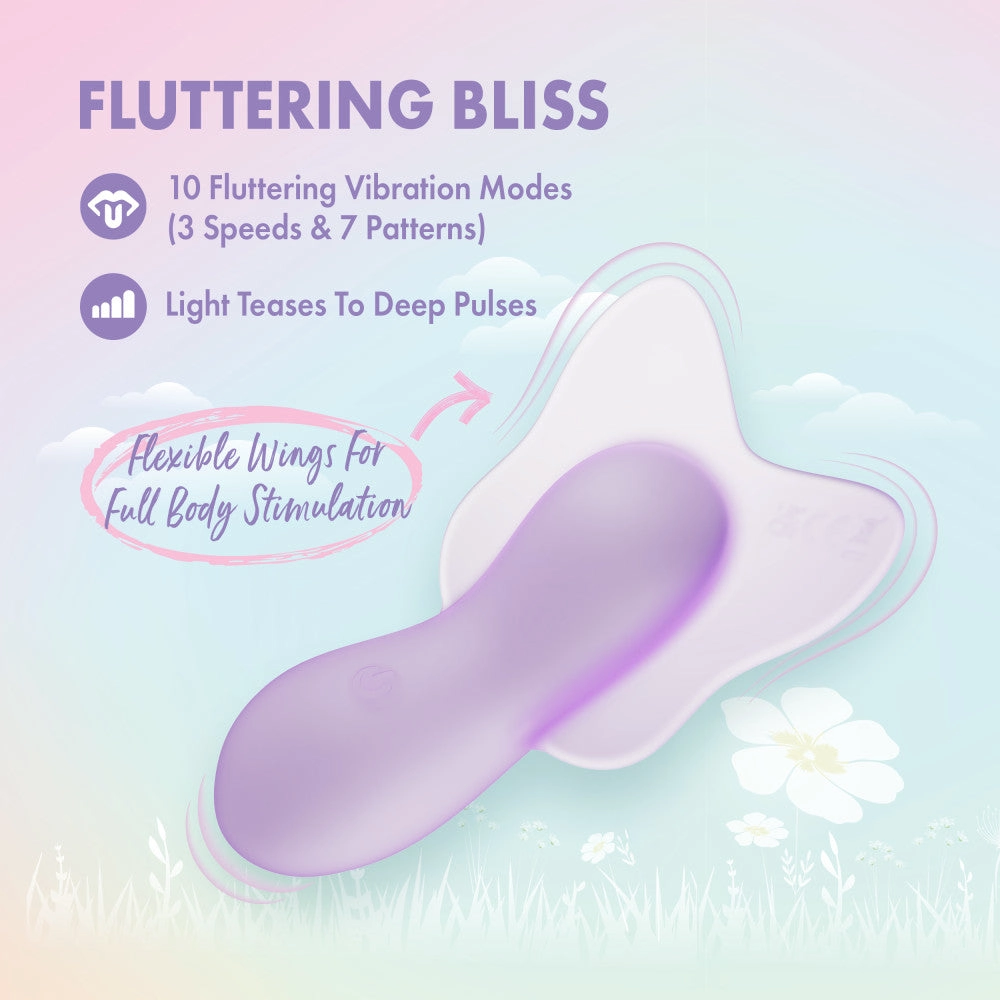 blush play with me flutter love rechargeable vibrator
