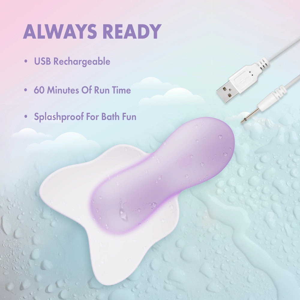 blush flutter love clitoral nipple massager