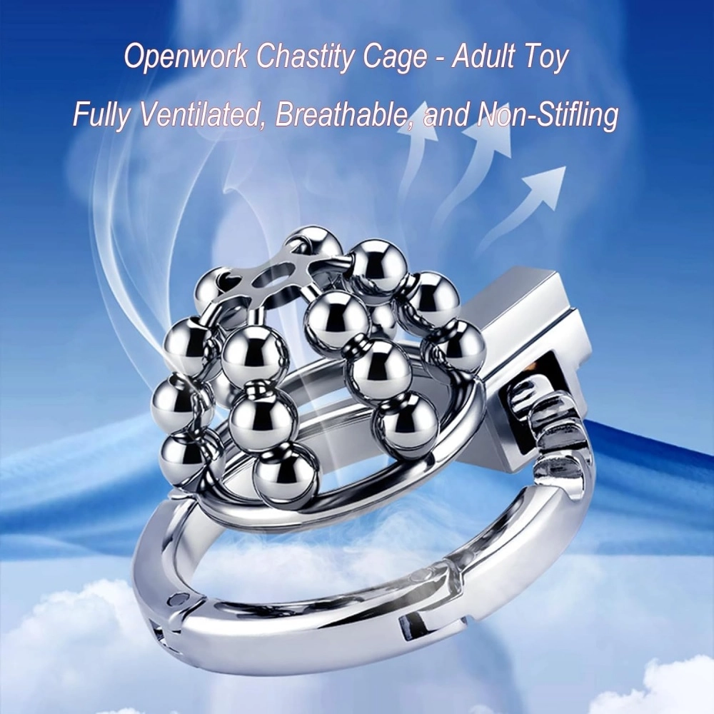 venusfun male chastity cage with adjustable ring for bdsm play