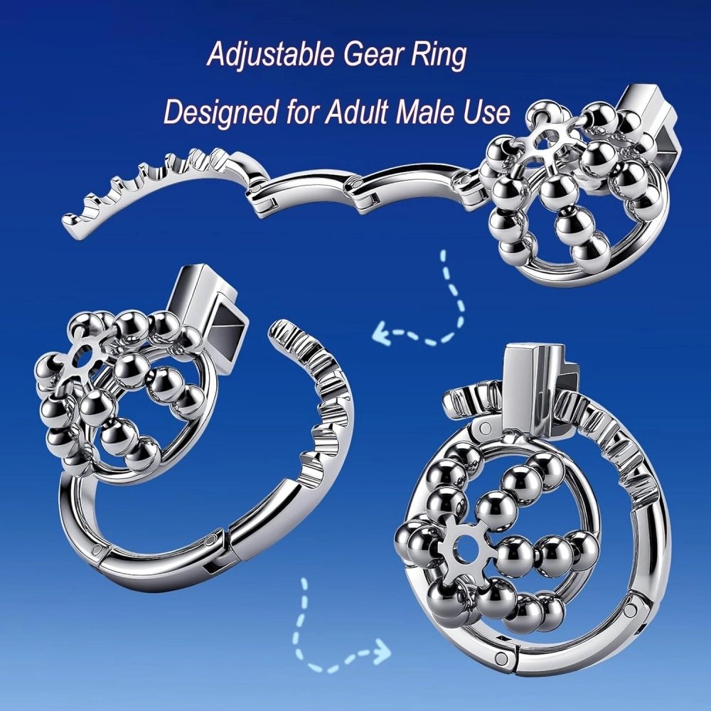 ergonomic male chastity device with perforated ventilation
