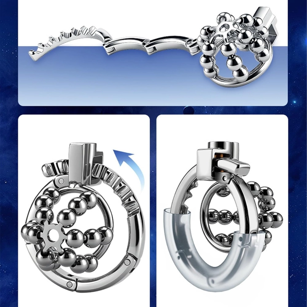 venusfun durable stainless steel chastity cage for adult bondage