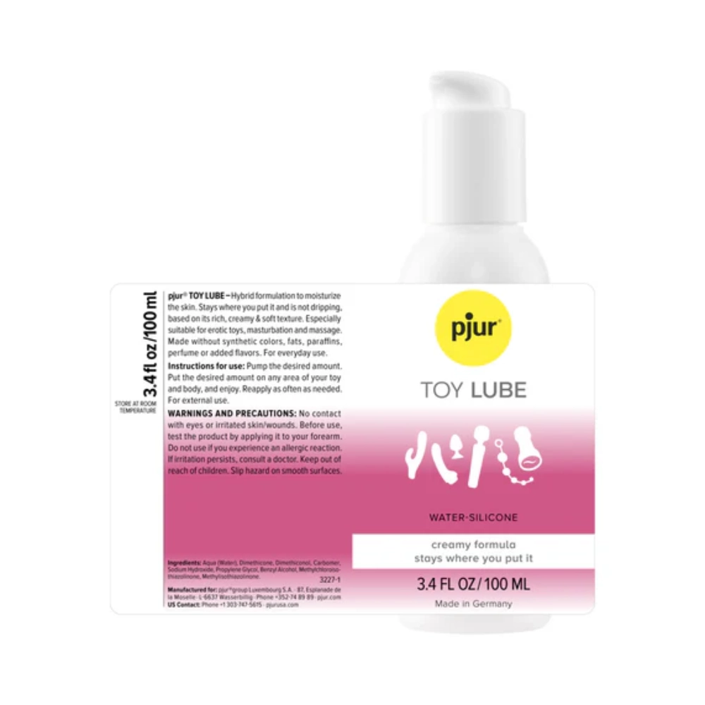 pjur toy lube skin friendly personal lubricant