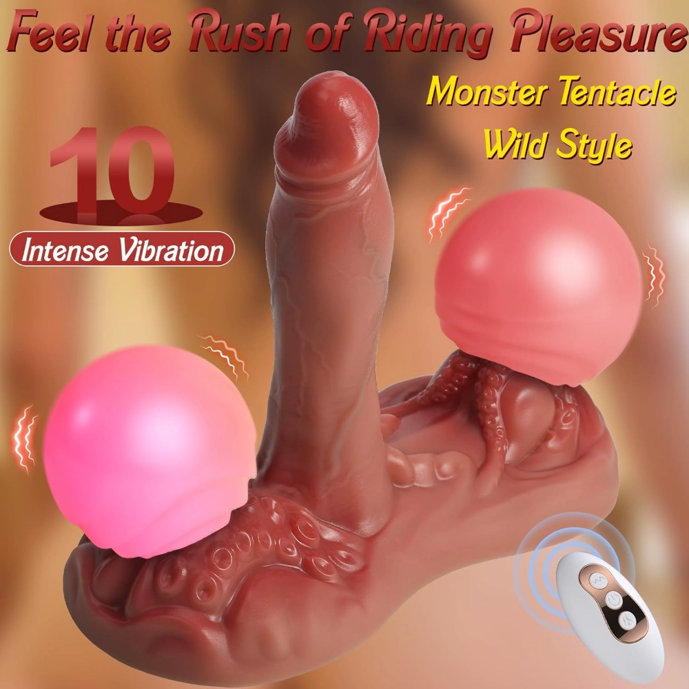venusfun heated sit and ride dildo vibrator for women