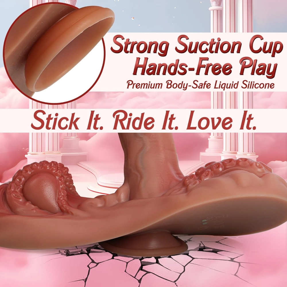 venusfun hands free dildo vibrator with heated shaft