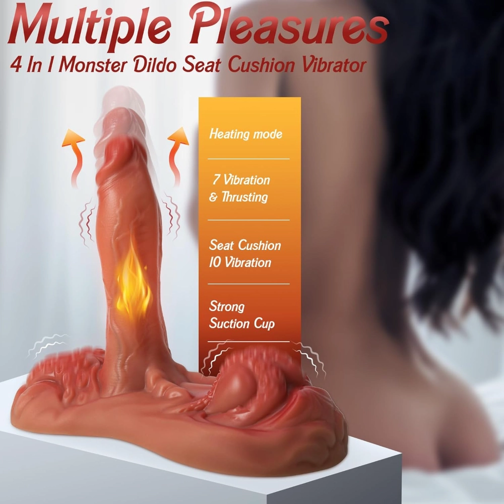 venusfun multifunctional dildo vibrator with seat cushion