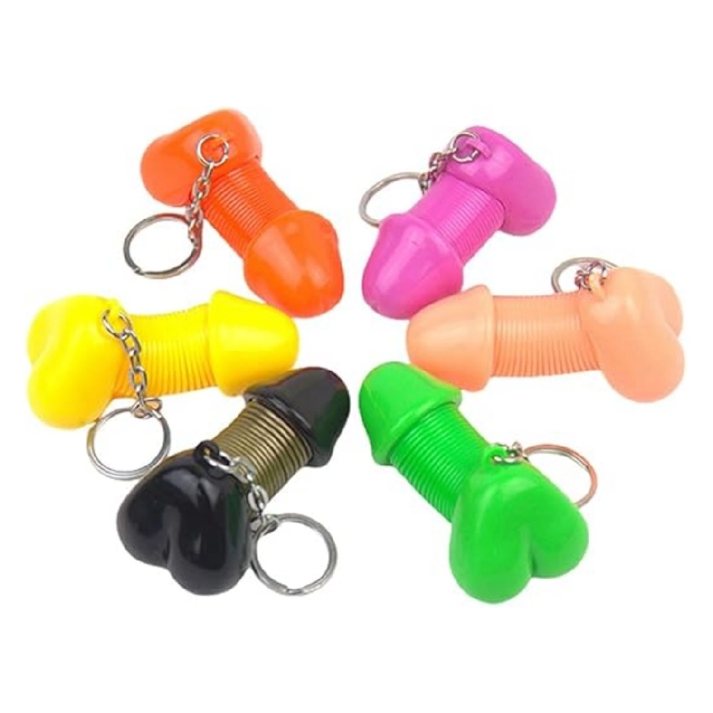 venusfun funny prank penis keychain spoof gifts